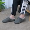 Winter Men Slippers With Thick Plush Indoor Mens Fur Slides Plus Size 47 48 Warm Bedroom Men's Shoes House Slipper Shoes Male