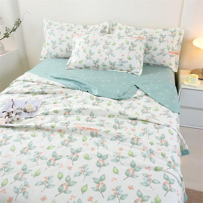 Manya Ju Baumwollgaze Bedruckte Sommerdecke