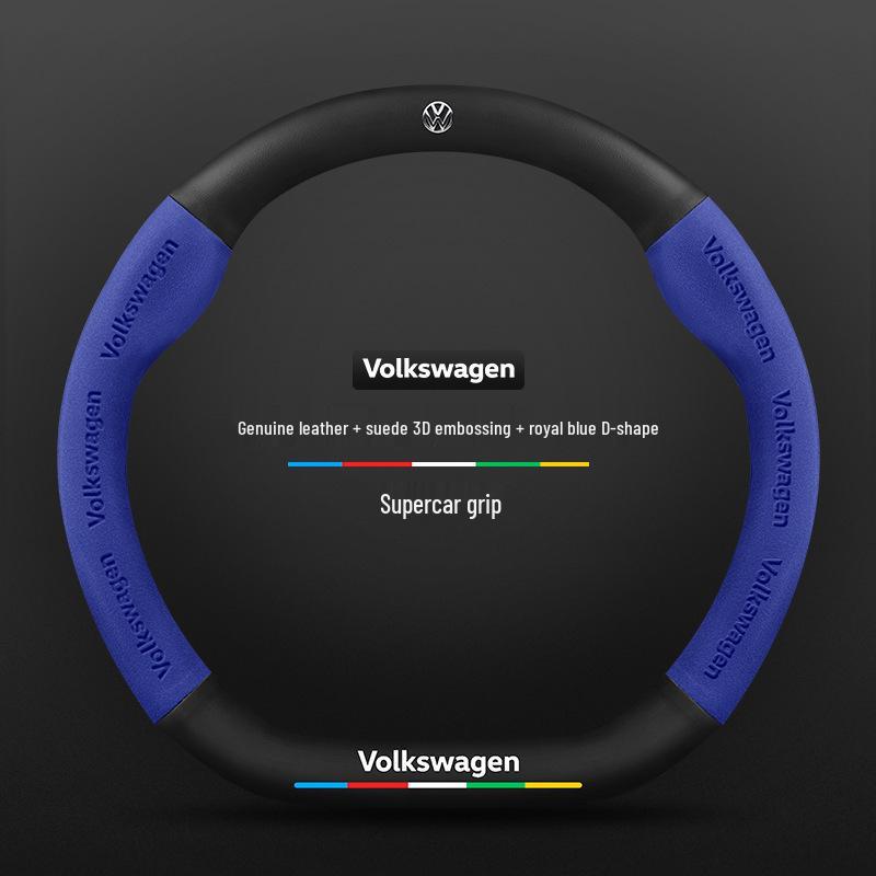 Volkswagen Teramont Stuurhoes (17-23) Suède Koolstofvezel, Universele Pasvorm voor Alle Seizoenen