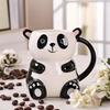 1 Stück Kreative Panda Kaffeetasse, Handgefertigte Milchbecher mit großem Fassungsvermögen, Saftbecher mit Tiermotiv, Geschenk zum Geburtstag, Weihnachten, Valentinstag Schulanfang