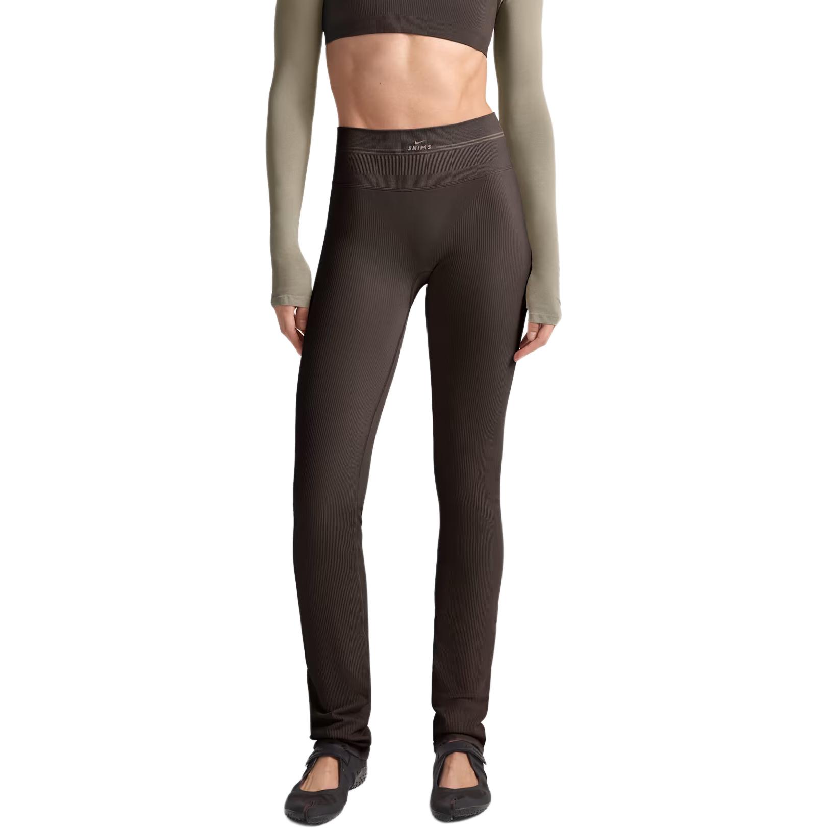 

Nike × SKIMS Ribbed Seamless 34 Straight Fit Relaxed Pants Women bottoms PTLEG9722W-PHR M