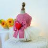 Brand New Pet Clothes Dog Cat Princess gauze skirt,Puppy heart-shaped fluffy skirt J114