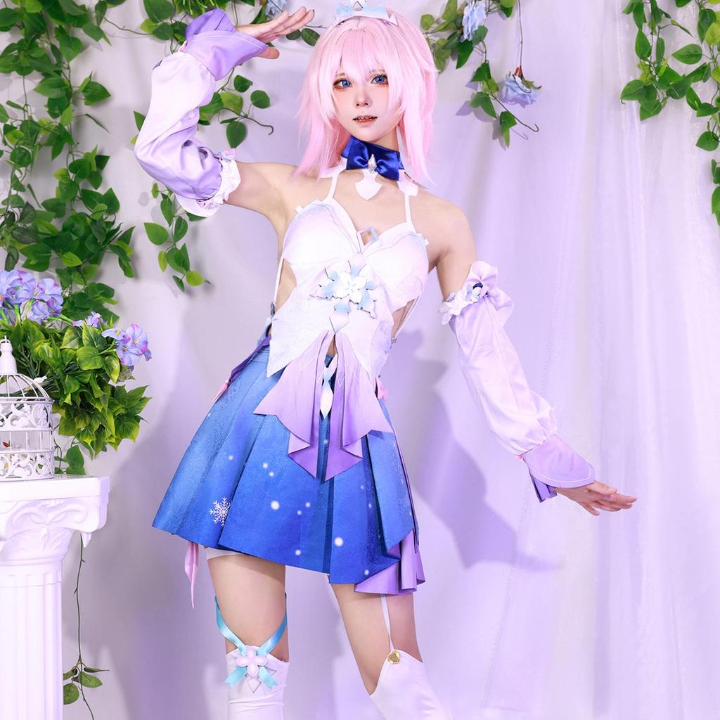 Fog City Star Dome Railway March 7 Cosplay Dress - New Anime-Inspired Cosplay for Women