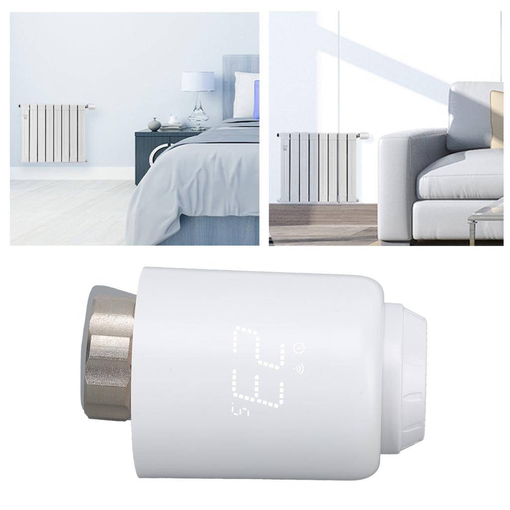Smart   Valve Thermostat Controller, Wireless Control Timing Function for Home, The temperature adjustment is very sy with rotating knob, while