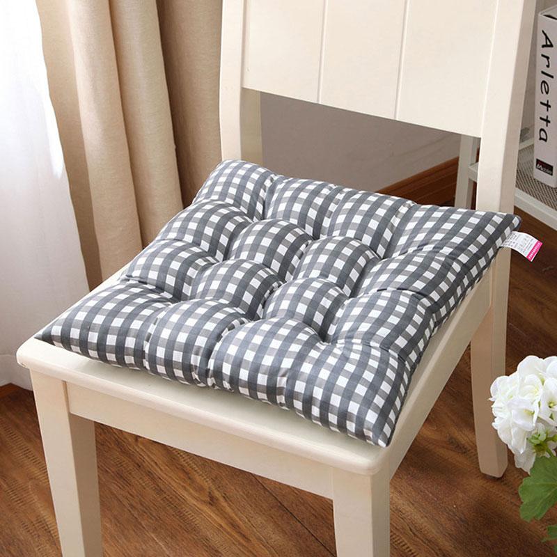 1Pc With Strap Office Supplies Cushion Winter 40x40CM Thicken Window Seat Cushion Warm Cotton Pad Student Fart Pad