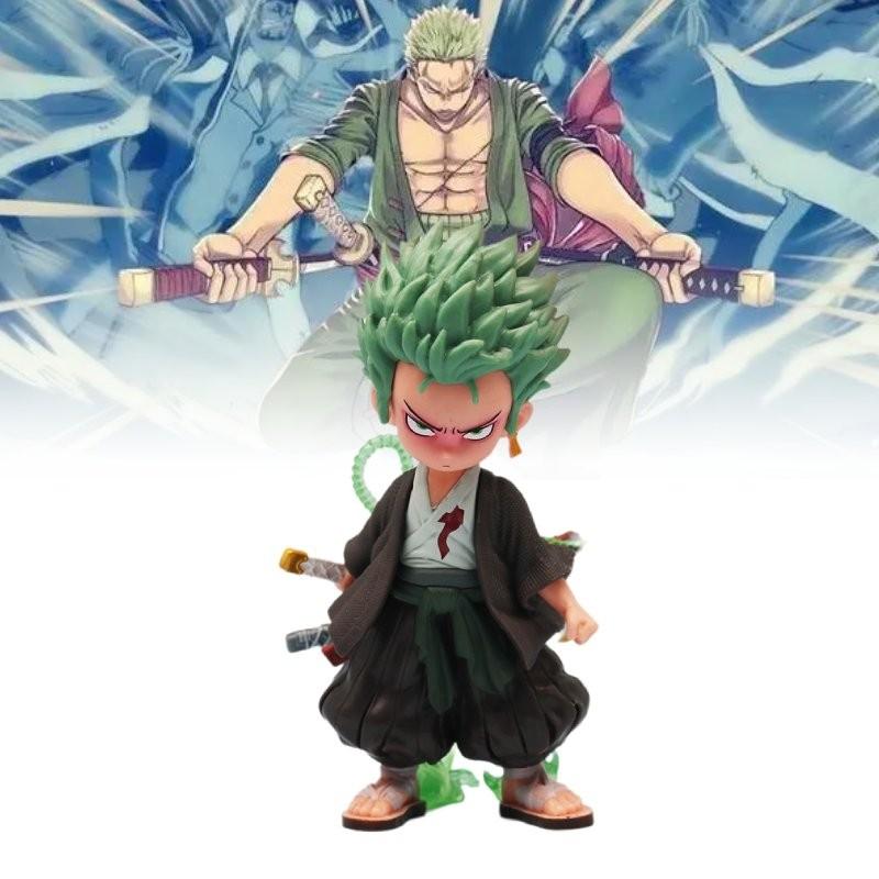 Charming One Piece Zoro And Ace Q Version Pvc Desk Toy Perfect For Car Decoration