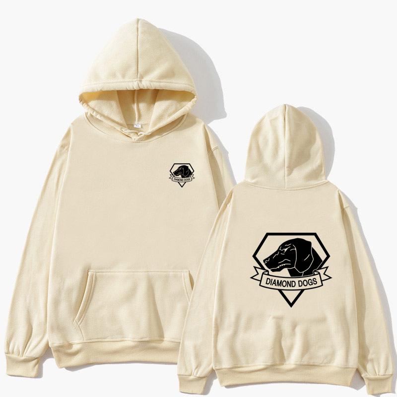 Metal Gear Solid V 5 Diamond Dogs Printed Pattern Hoodie Sportswear Autumn/Winter Men's/Women's Casual Street Harajuku Y2K