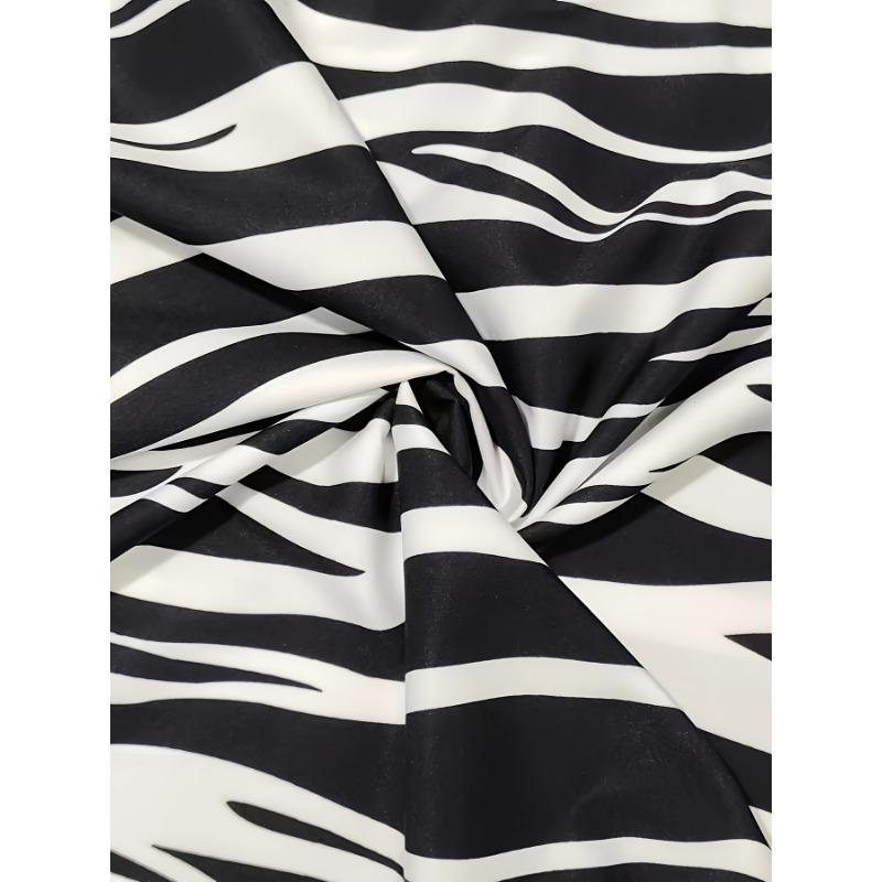 Abstracte rimpelprintjurk, casual V-hals mouwloze jurk, dameskleding