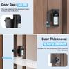 Universal Anti-theft Video No Drilling Ring Doorbell Bracket, Camera Doorbell Door Installation Non-blocking Plug Sensor