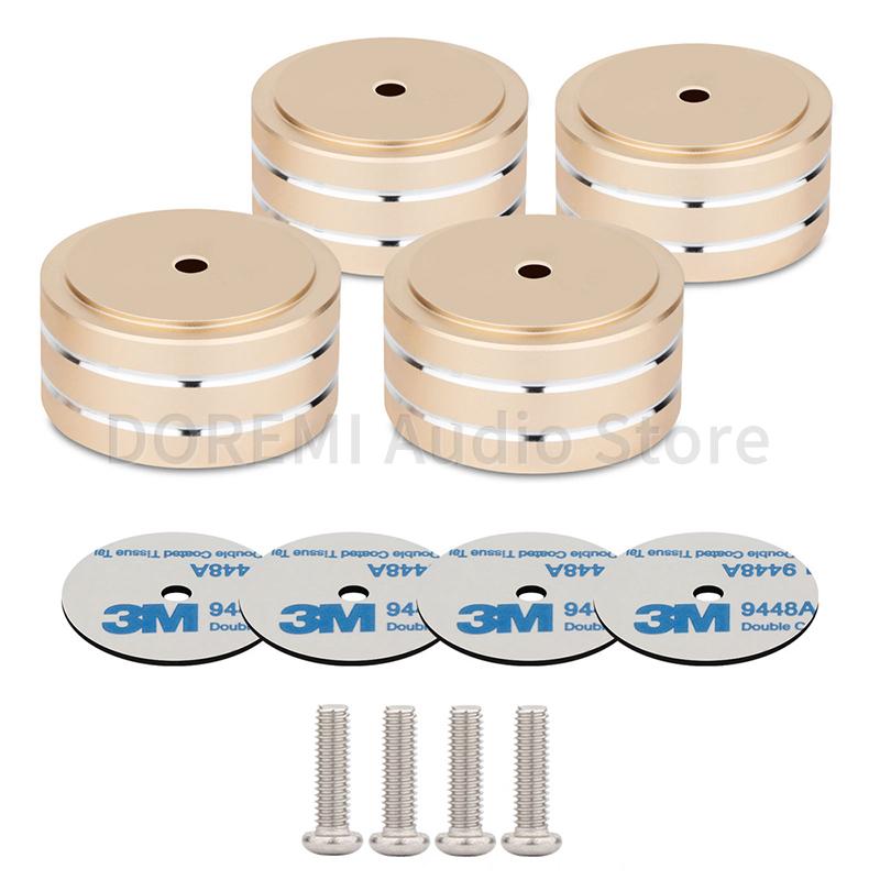 40*20mm Aluminum AMP Feet PC Chassis Speaker Cabinet Isolation Stand Base DAC Turntable Pad Cone Damper Shock Absorber Feet Pad