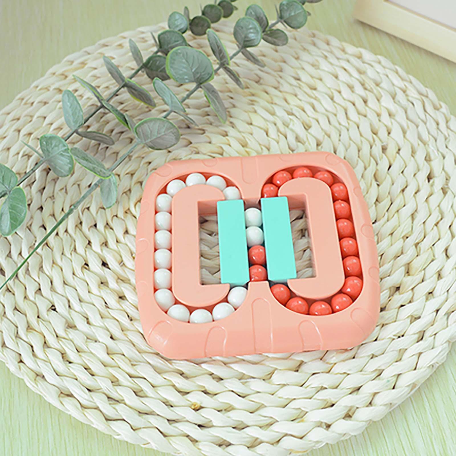 

Rotating Beans Fingertip Toy Stress Relief Toys for Kids and Adult Stress розовый