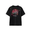Nike Logo Printed Drop Shoulder Crew Neck Short Sleeve T-shirt, Black, Men's