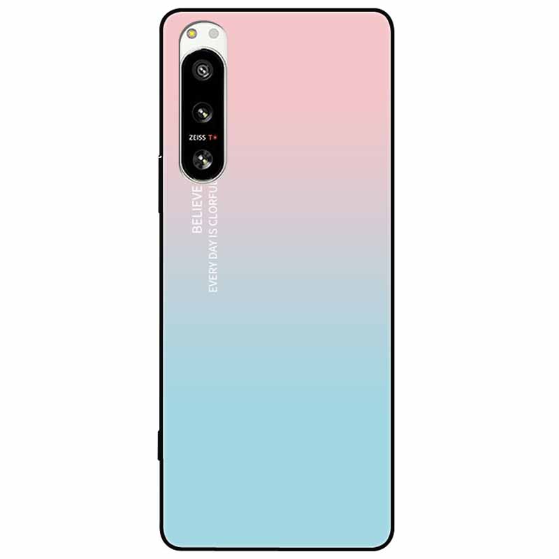 For Sony Xperia 5 IV / 10 IV Case 10IV Soft Black Silicone Forest Painted Phone Back Covers For Sony Xperia 1 IV Case TPU Coque