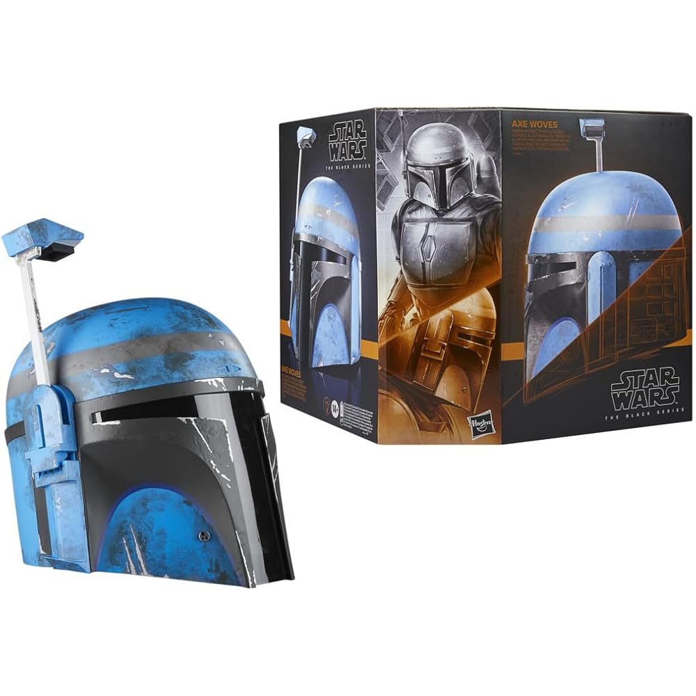 

Hasbro Star Wars Black Series Axe Woves Premium Electronic Helmet Role Play Item for Ages 14 and Up