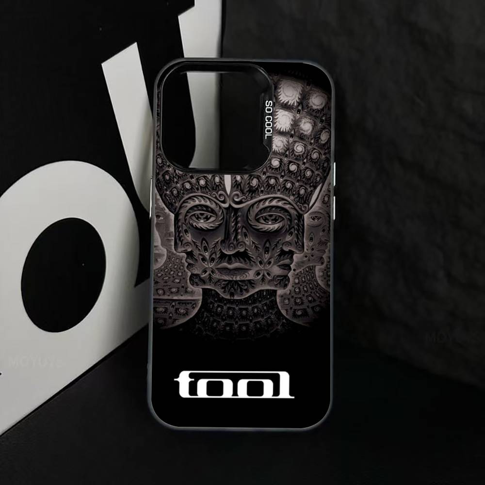 Music T-Tool B-Band R-Rock Phone Case For iPhone 17,16,15,14,13,12,11 Plus,Pro Max,XS,Colorful Silver Phone case Funda Cover