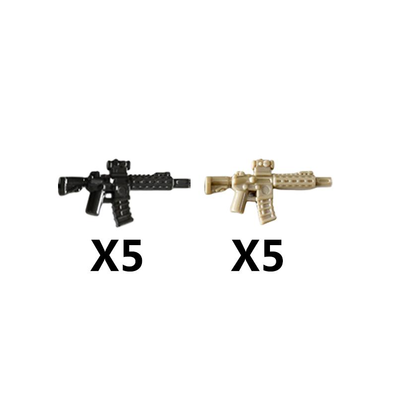 Vojáci Figurky Zbraně Stavebnice Pistole Poposha MP40 Puška AK74 Raketomet Kulka Plamenomet Hračky Dárek T051