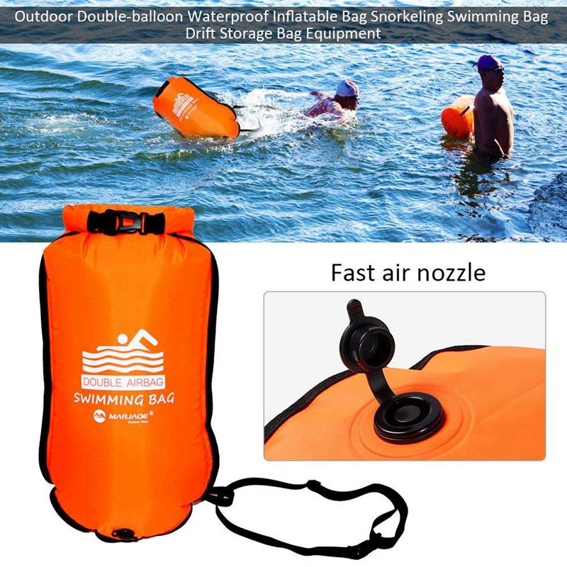 Buy Marjaqe 20L Double Balloon Inflatable Swimming Bag AntiSnoring