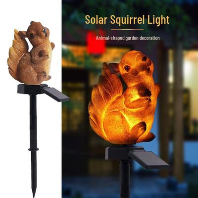 Solar Squirrel Outdoor Decorative Garden Light