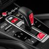 5 Piece Metal Car Central Console Gear Shift Knob Panel P Button Cover Trim For Porsche Cayenne 2018-2025 Interior Accessories