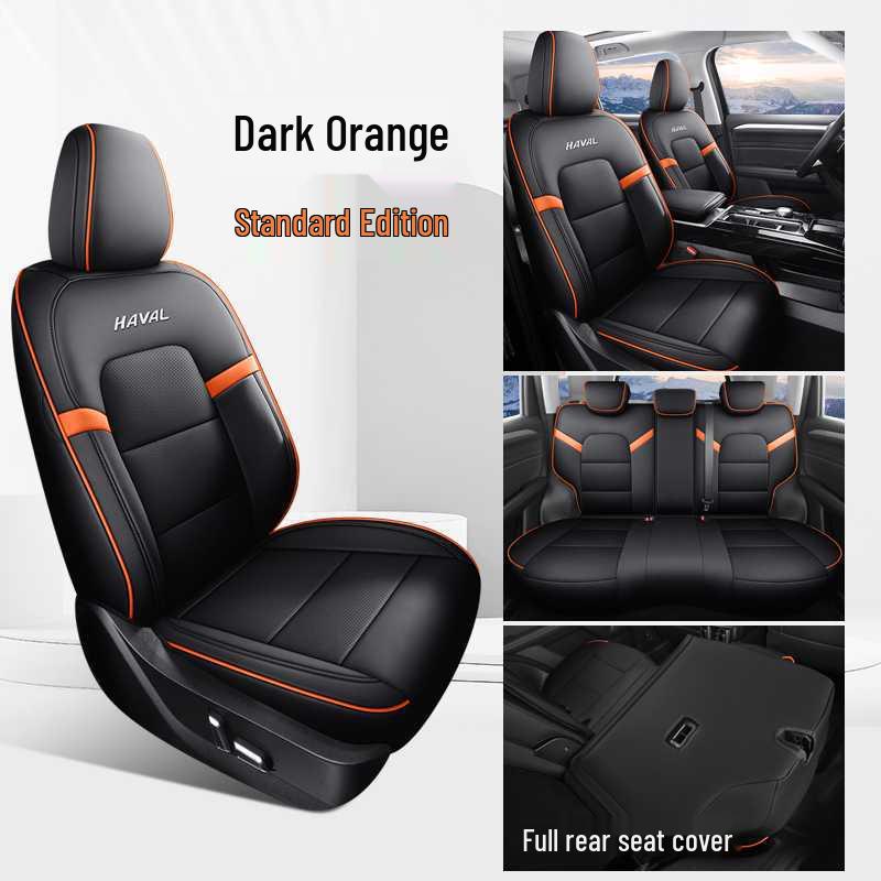 Haval Big Dog PLUS Perforated Leather Seat Cover: Trendy Fun & Wild Edition, Full Coverage, All-Season Cushion for 26 Models