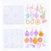 Silicone Earring Molds Resin Drop Jewelry Moulds Fruit/Vegetable Series Jewelry Making Molds for Kids and Teens Crafting