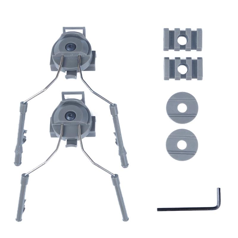 Headset Holder Fast Helmet Rail Adapter Set Helmet Accessories Type Helmet Rail Suspension Bracket