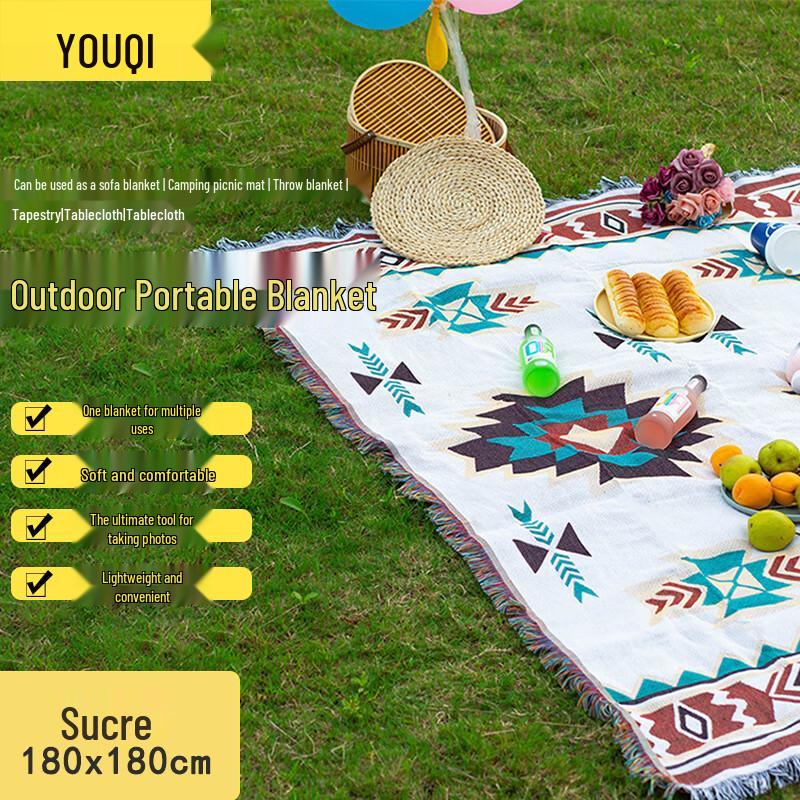 Bohemian Outdoor Picnic Blanket