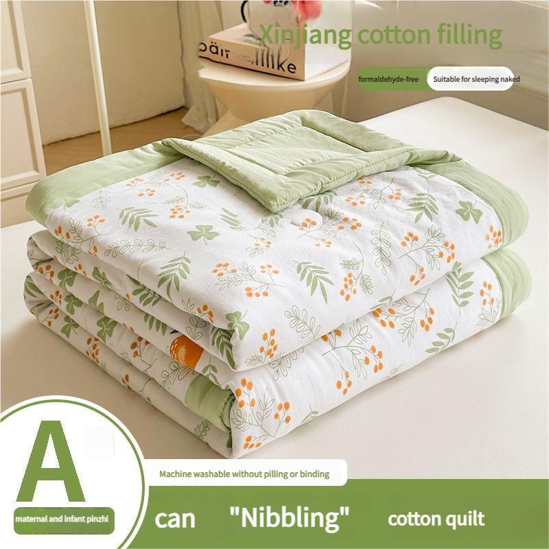 

Легкое хлопковое летнее одеяло двуспального размера, машинная стирка, одеяло для кондиционирования воздуха, безопасное для младенцев, охлаждающее постельное белье для взрослых 150*200cm