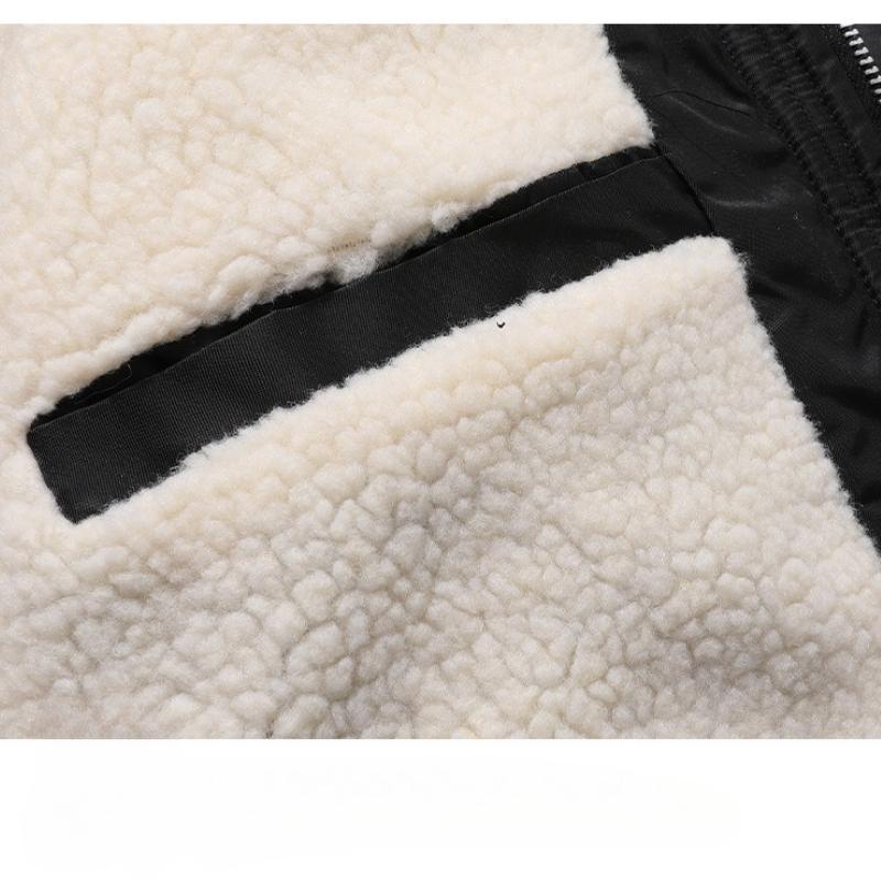 Men's Outdoor Casual Down Parkas Coat Oversize Plus Velvet Thick Keep Warm Winter Padded Jacket