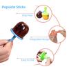 Popsicle Molds for Kids Reusable Ice Pop Mold with Sticks Homemade Mini Toddler Popsicle Mold BPA-Free Food-Grade Non-Stick Tray