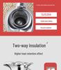 European Style Double-Layer Stainless Steel Vacuum Thermos - Hotel & Restaurant Tea/Warming Kettle
