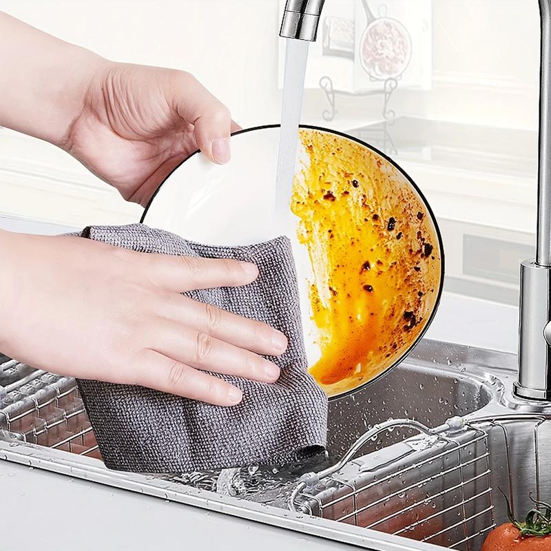 Roll-Type Tearable Lazy Cleaning Cloth: Oil-Stain Resistant Reusable Wipe for Kitchen Dish & Surface Cleaning United States