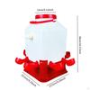 Chick Waterer Chicken Coop Accessories No Waste Drinking Bowl Practical Portable Automatic Drinker
