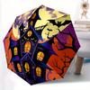 1pc Haunted House Halloween Automatic Umbrella High Quality Canopy, Portable Folding Umbrella With, Ideal Gift for - Travel, Everyday, Forma