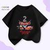 Kinder-Autos-Thema McQueen Bucktooth T-Shirt - Cartoon-Print Baumwolle Kurzarm für Jungen & Mädchen