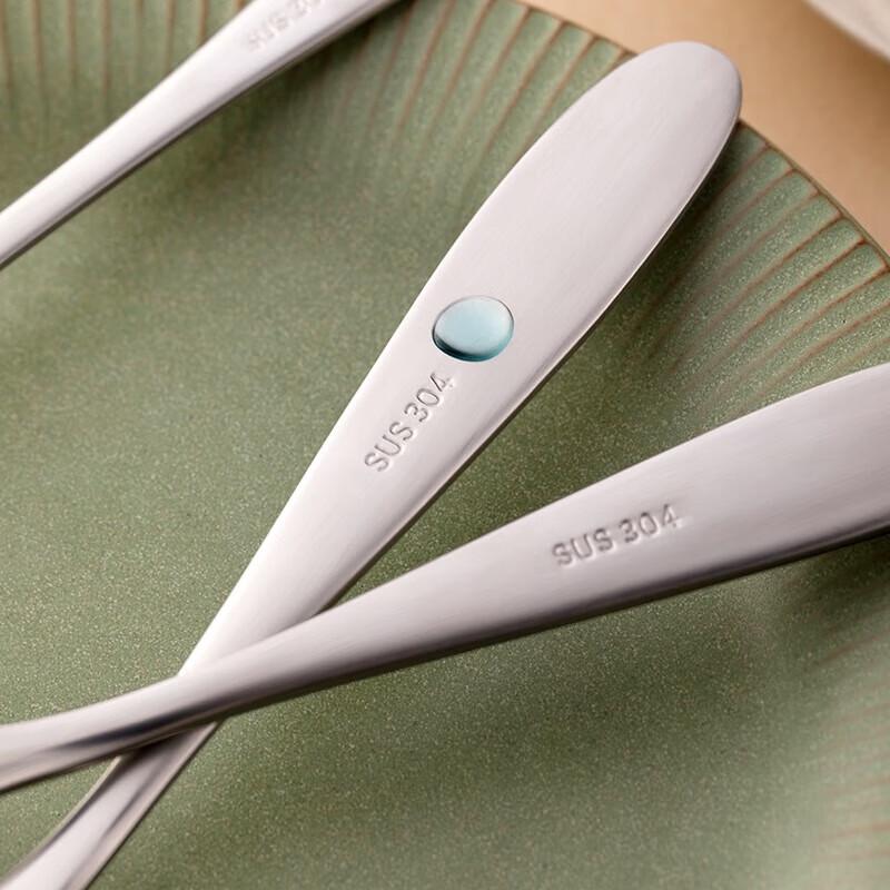Chahua 304 Stainless Steel Large Round Dinner Spoon