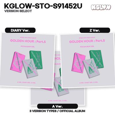 [Vorbestellung] ATEEZ GOLDENE STUNDE : Teil 5 (POCAALBUM) Version auswählen Offizielles K-POP Album CD
