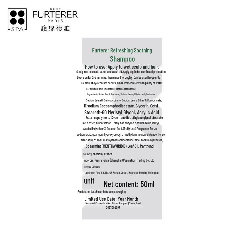 René Furterer Refreshing & Strengthening Shampoo Duo