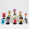 K Pop Demon Hunter Animation Q Edition 10pcs Men's and Women's Group Hunt Witch Tiger Crow Lu Mi Zoe PVC Model Children's Gift