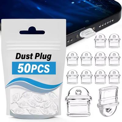 DIY Transparenter Staubschutz für Huawei Typ-C Handy-Ladeanschluss Staubstopper 2mm Handy-Gadgets Handy-Zubehör