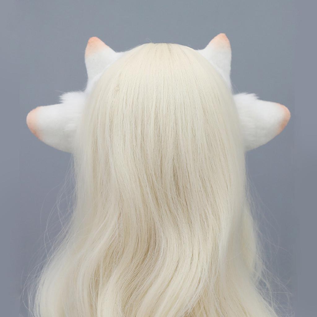 Realistic Sheep Ear Hairhoop for Roleplay Cosplay Costume Headband Halloween Headpieces Japanese Bendable Anime Headband