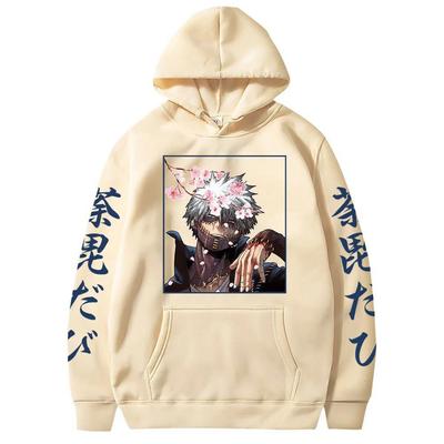 Manga Anime My Hero Academia Dabi Moletom Outono Moletom Homens Mulheres Design de Moda Pulôver Moletons Masculinos