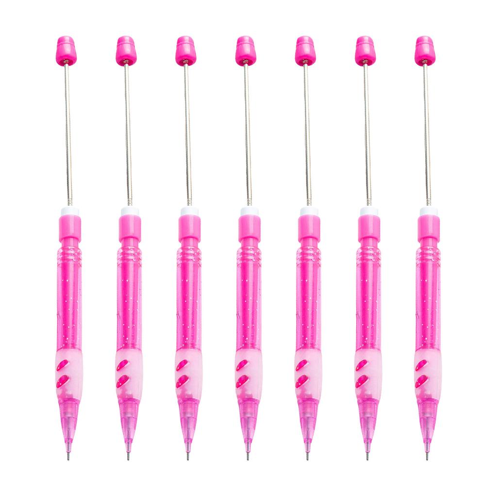 Zestaw 6-częściowych ołówków mechanicznych z koralikami 0,5 mm, ołówek automatyczny do rysowania, ołówek automatyczny z koralikami do pisania i rysowania dla uczniów