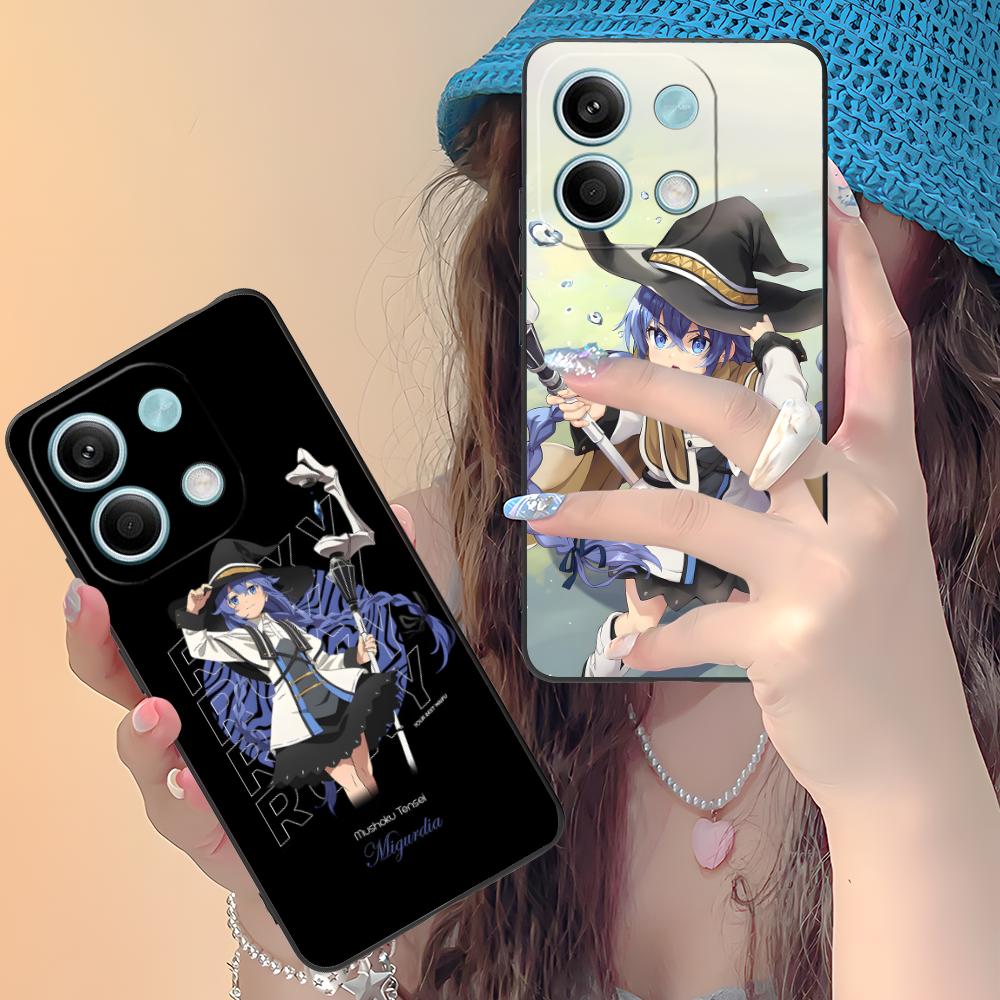 Mushoku Tensei Roxy Mobile Phone Case for Xiaomi Redmi 15 14 13 12 A5 3 2 1 C Plus 4G 5G Colorful Printing Cover Cover Pretty