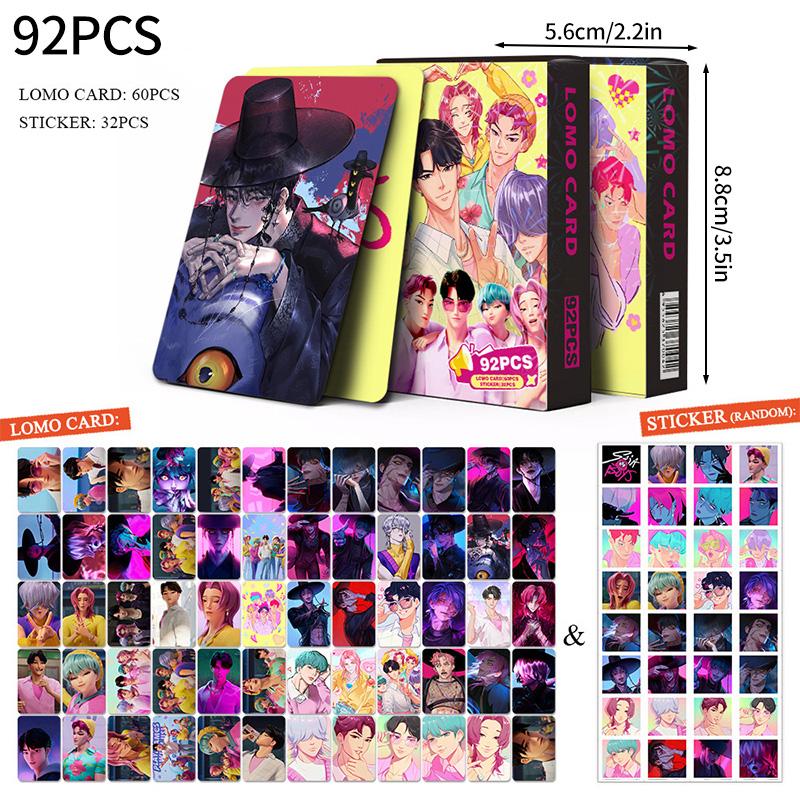 Kpop Demon Hunter Pocards Huntrix Cards Sajja Boys Karty Tygrysa Dziewczęcy Chłopięcy Zespół Prezenty Zestaw Pocztówek Mini Album Kolekcjonerski Prezenty