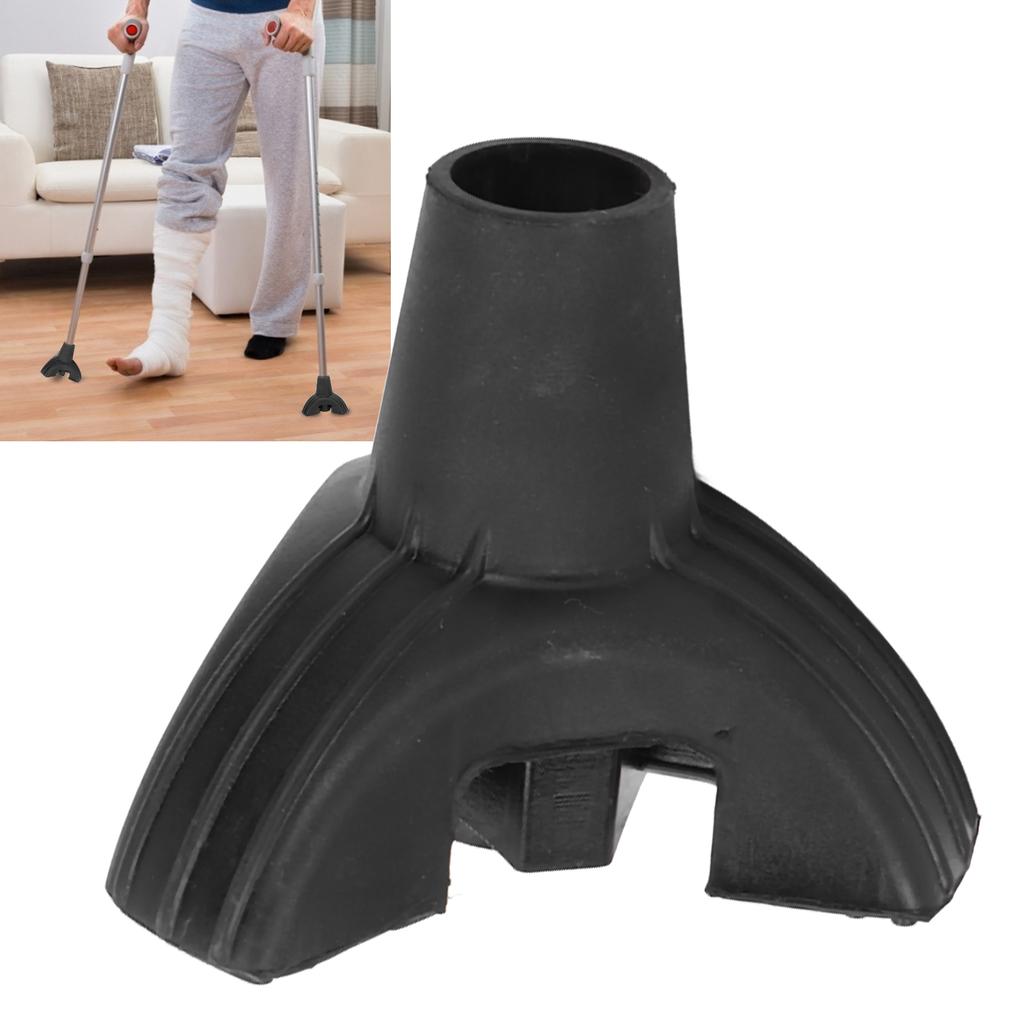 Walking Canes Tripod Pads Soft Silicone Prevent Slipping Fall Walking Sticks Foot Pad 22mm