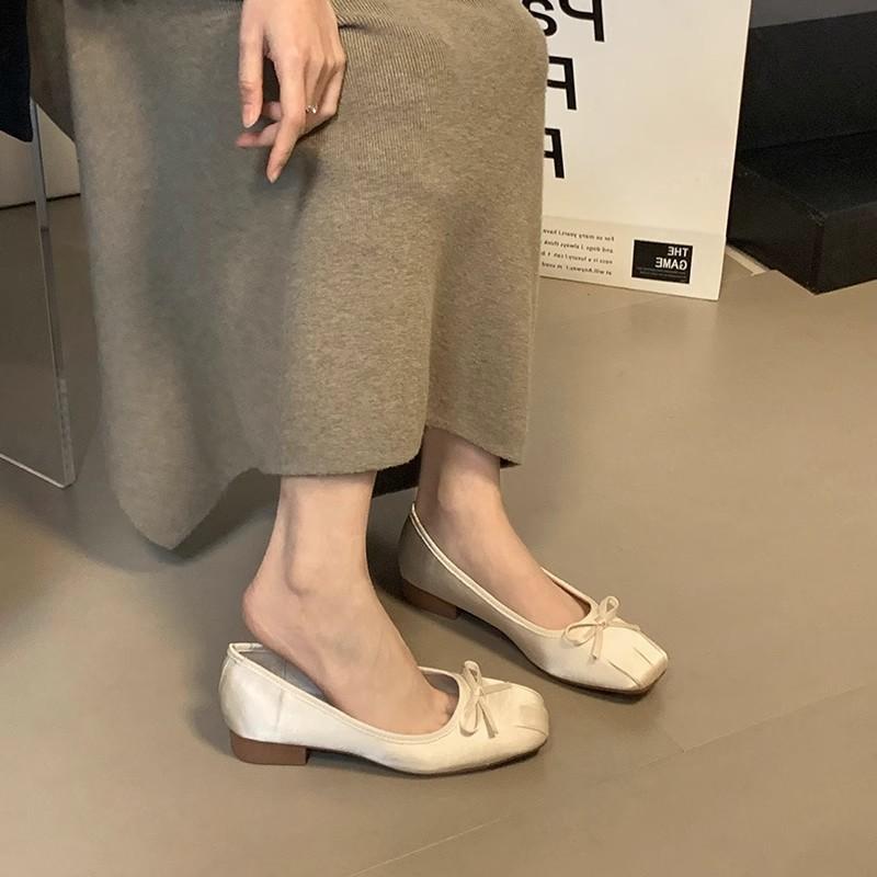 Fashion Shoes Woman 2025 Autumn Female Footwear Soft Modis Ballet Flats New Summer Fall Dress Comfortable Cute Ballerinas Shoes Woman Co