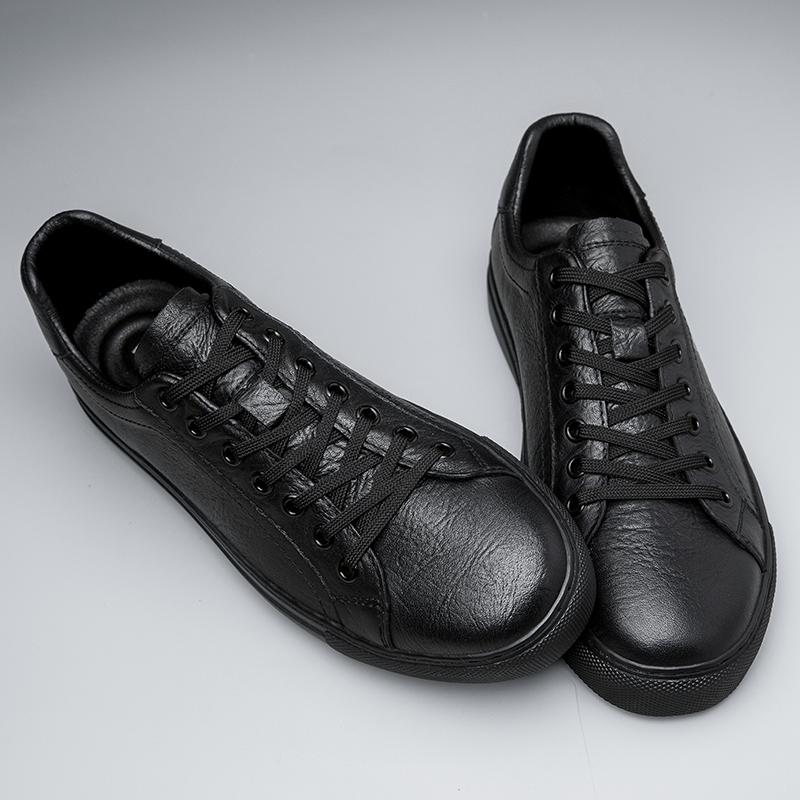 Men's genuine leather board shoes Comfortable casual high-quality styles Daily office or work Outdoor leisure street youth
