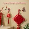 Red Festive New Year Wealth & Prosperity Adhesive Door Hook for Housewarming, No-Drill Installation
