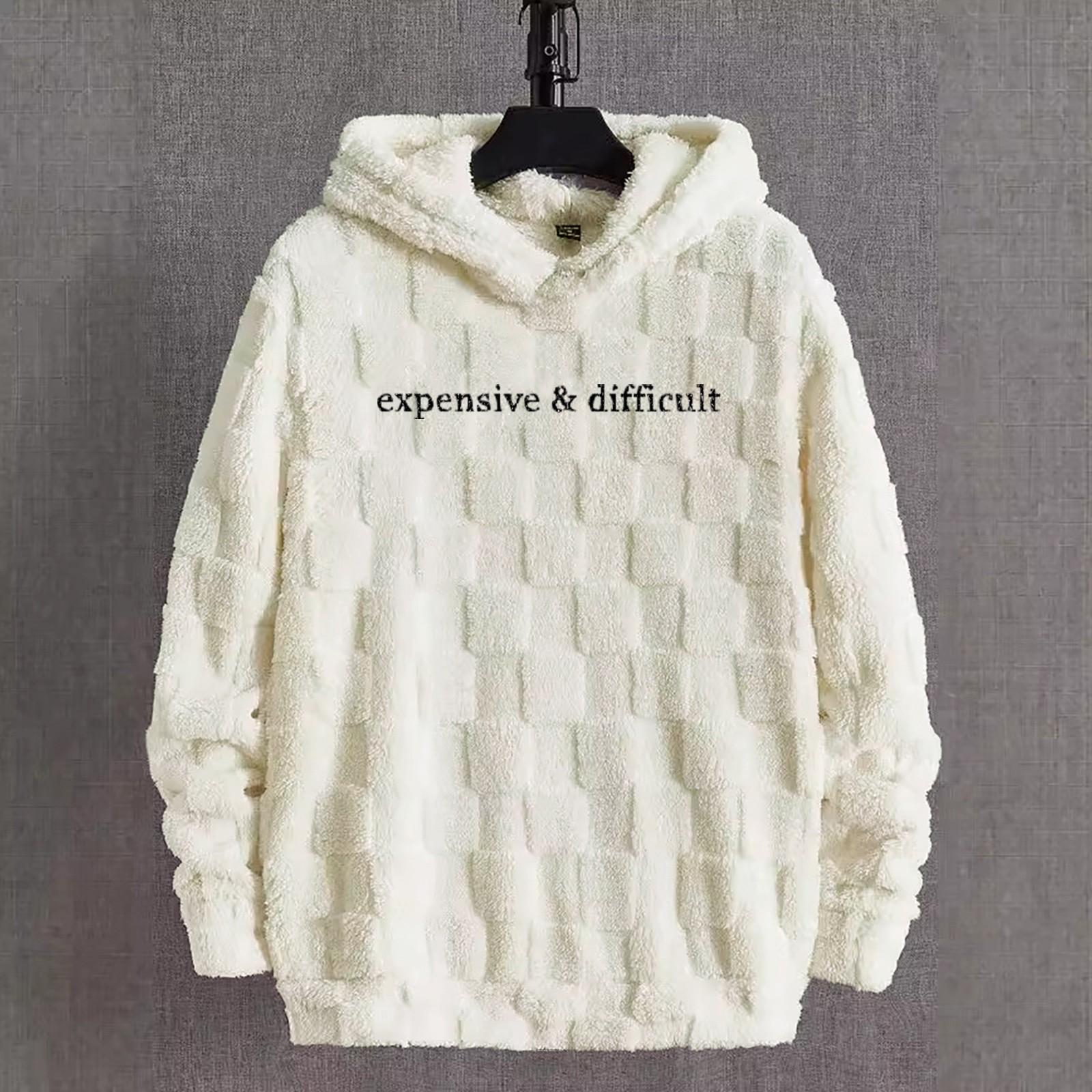 

Женская модная повседневная свободная толстовка с круглым вырезом и длинным рукавом с капюшоном M тёмно-синий